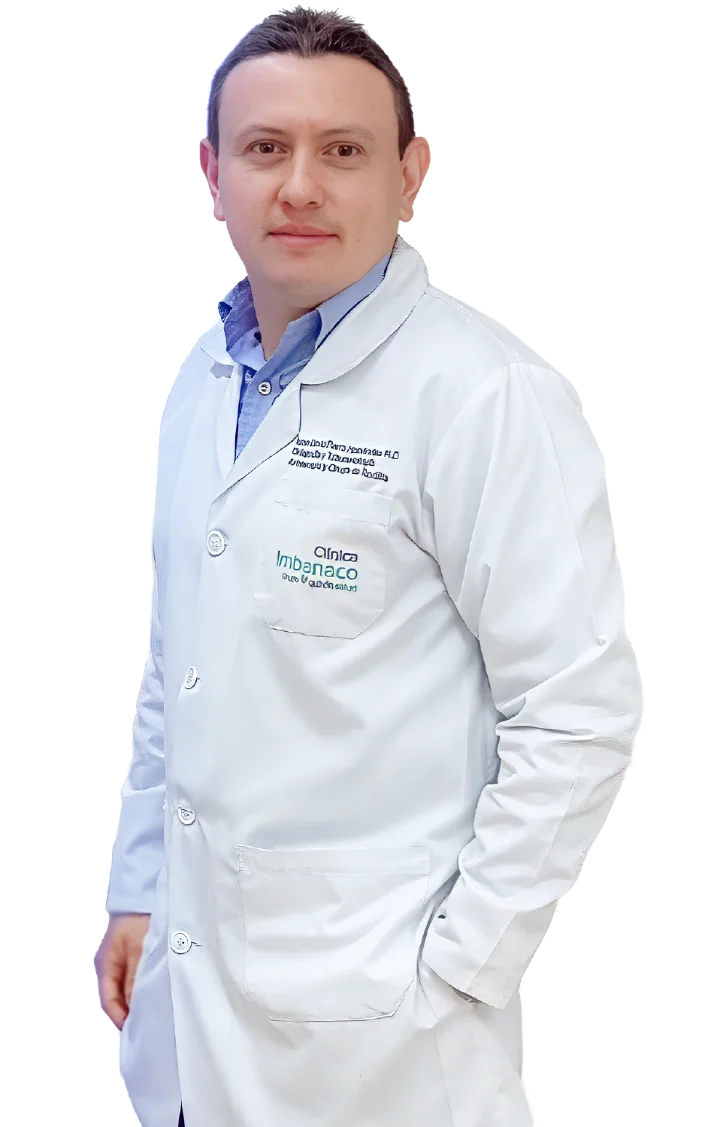 Dr. Juan David Parra Hernández, ortopedista en Clínica Imbanaco, Cali